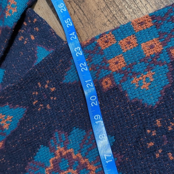 Vintage Warren Scott Wool Blend Crewneck Old Man Sweater Size Large Patterned - Picture 10 of 11